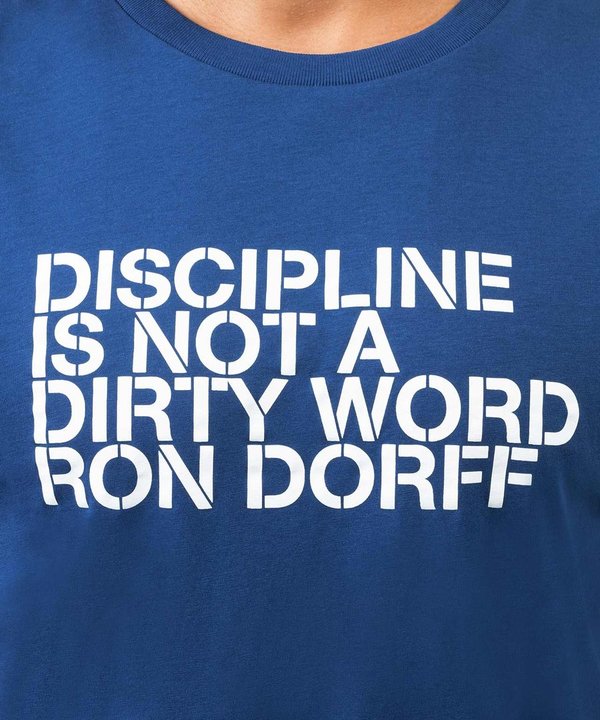 T-Shirt DISCIPLINE MILITARY Bleu Viking de Ron Dorff
